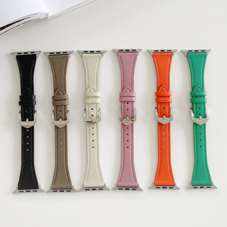 Genuine Leather Watch Band For Apple Watch Series