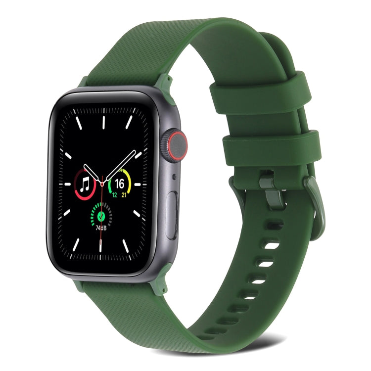 Plain Weave Silicone Watch Band For Apple Watch Series