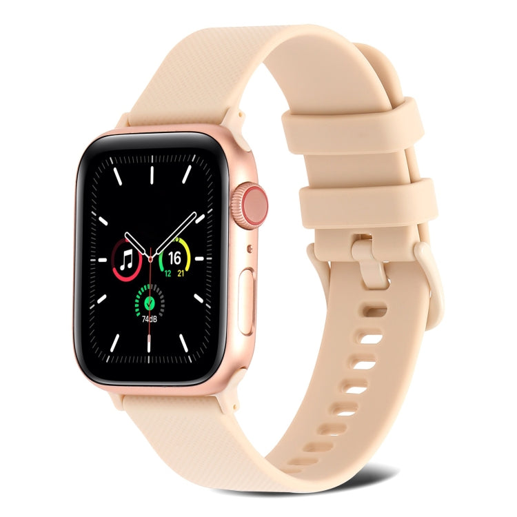 Plain Weave Silicone Watch Band For Apple Watch Series