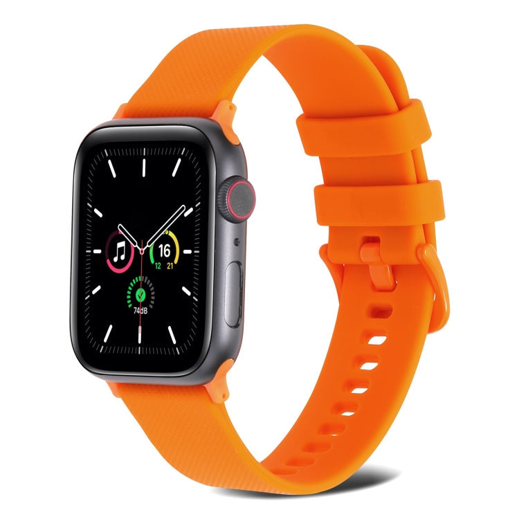 Plain Weave Silicone Watch Band For Apple Watch Series