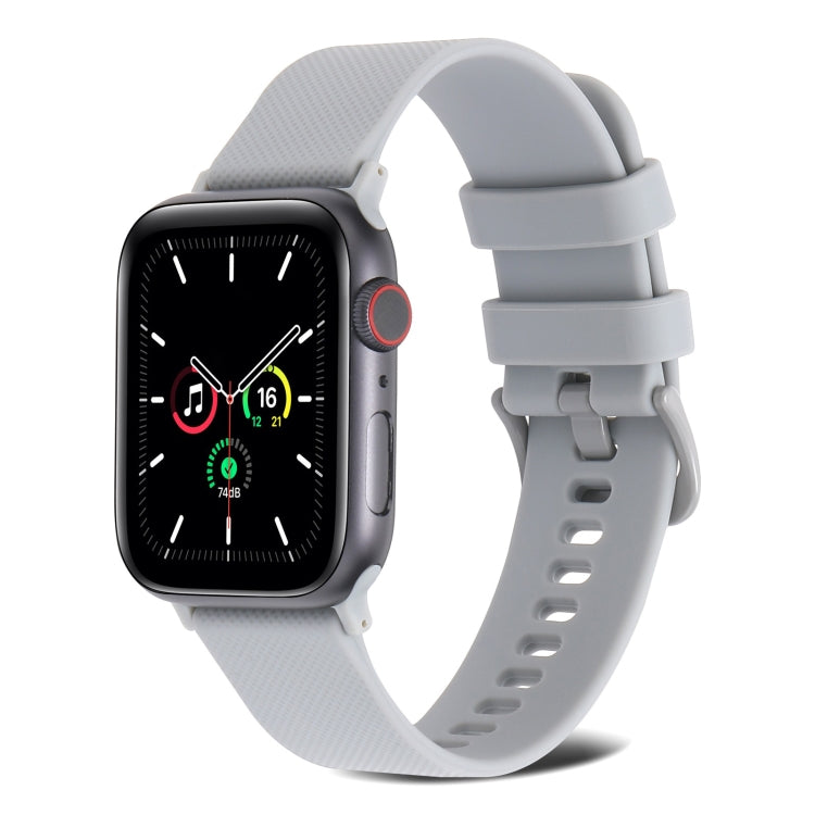 Plain Weave Silicone Watch Band For Apple Watch Series