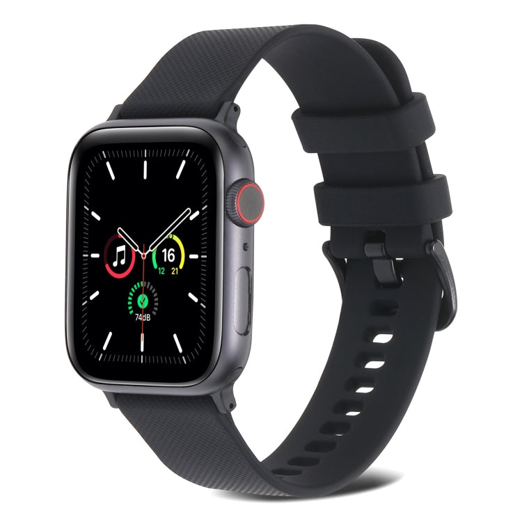 Plain Weave Silicone Watch Band For Apple Watch Series