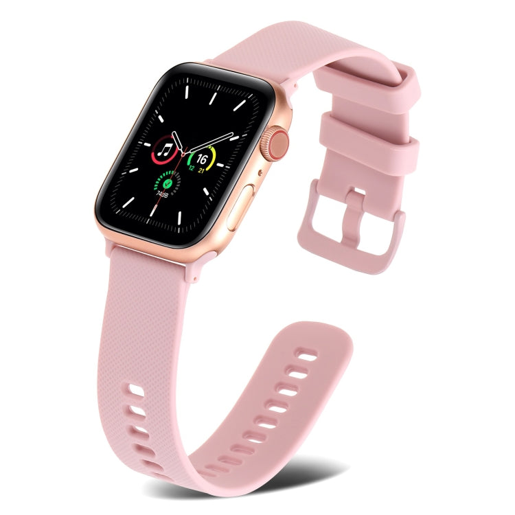 Plain Weave Silicone Watch Band For Apple Watch Series