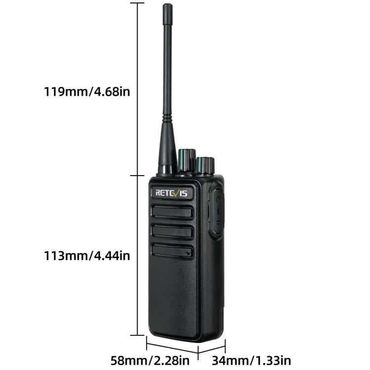 1 Pair RETEVIS RB29 FRS Free-license Two Way Radio Walkie Talkie