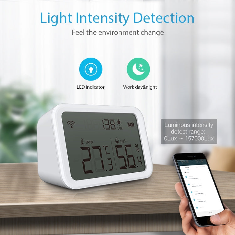 NEO NAS-TH02W WiFi 3 in1 Temperature and Humidity Sensor Reluova