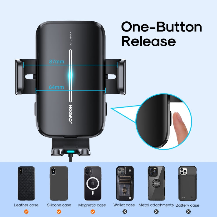 JOYROOM JR-ZS245 Car Air Outlet 15W Wireless Charger Phone Holder