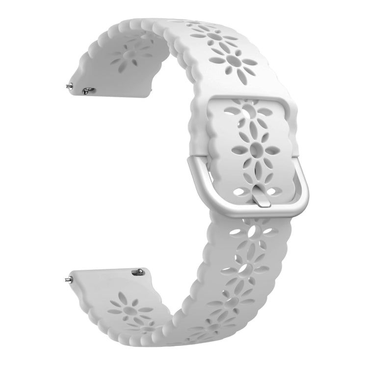 Plum Blossom Hollowed Silicone Watch Band