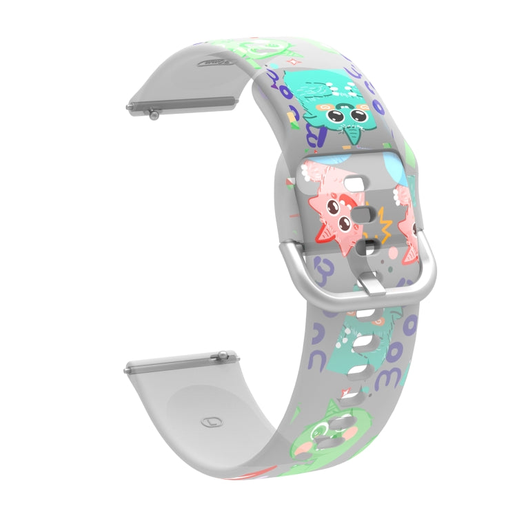 Transparent Printed TPU Silicone Watch Band