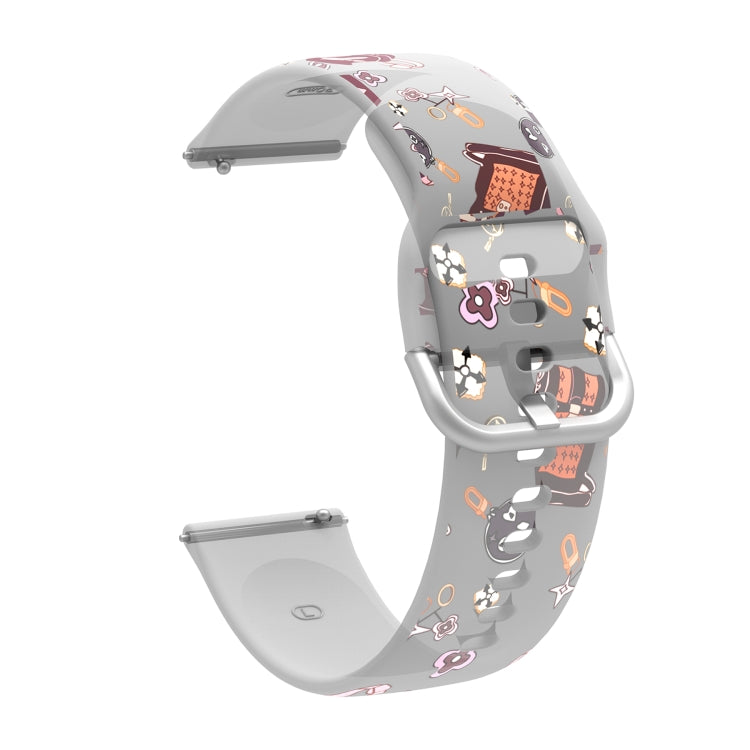 Transparent Printed TPU Silicone Watch Band