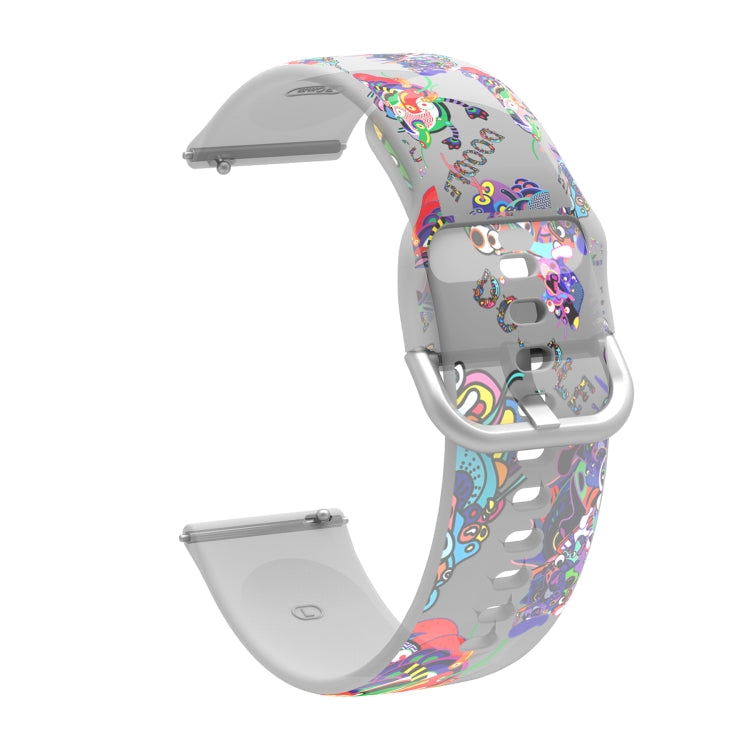 Transparent Printed TPU Silicone Watch Band