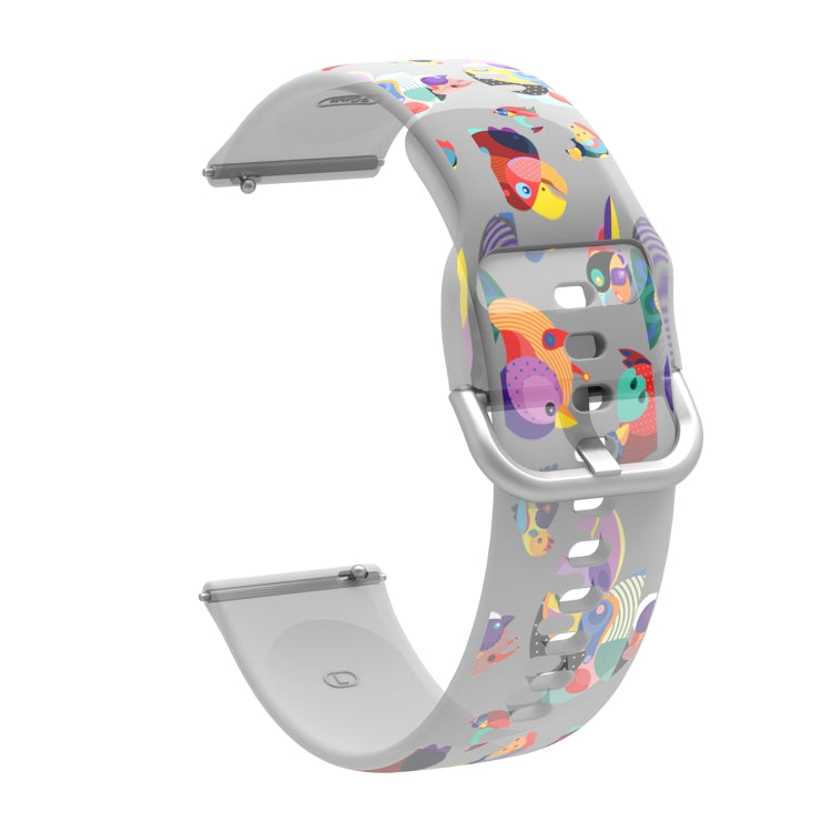 Transparent Printed TPU Silicone Watch Band