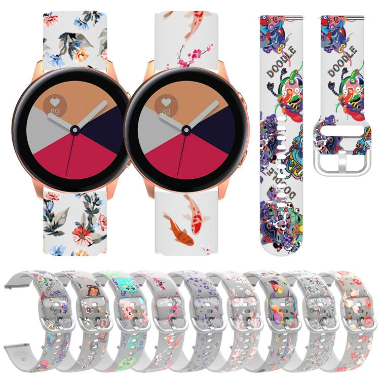 Transparent Printed TPU Silicone Watch Band