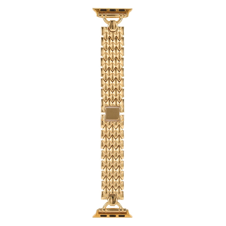 D-shaped Rhombus Metal Watch Band For Apple Watch Series