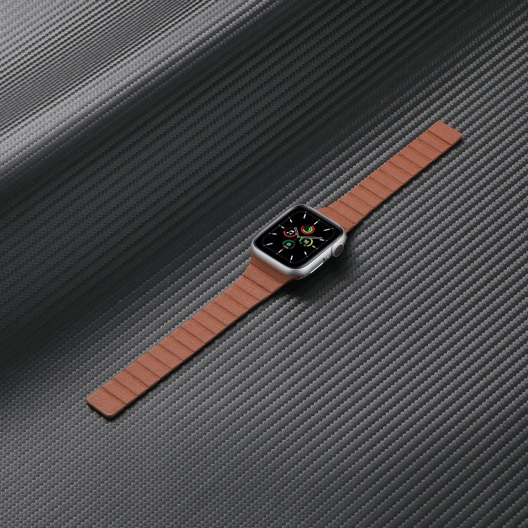 Strong Magnetic Leather Watch Band For Apple Watch Series