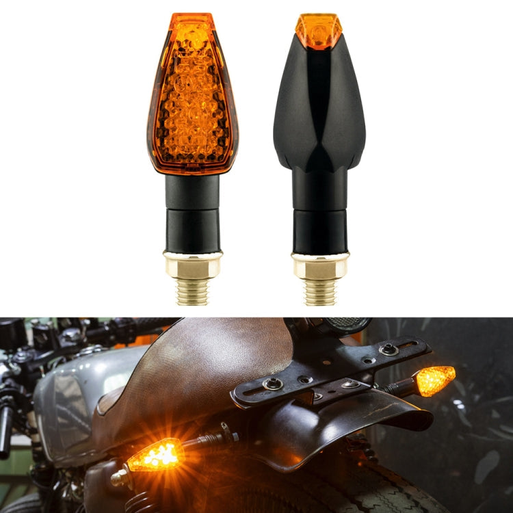 2 PCS KC025 Motorcycle 14LED Turn Signal Light-Reluova