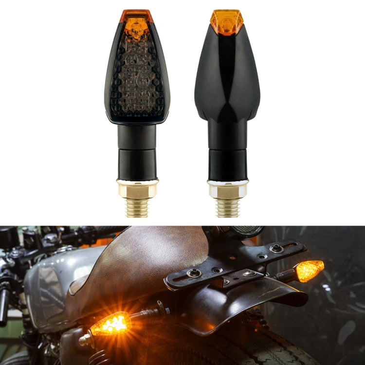 2 PCS KC025 Motorcycle 14LED Turn Signal Light-Reluova