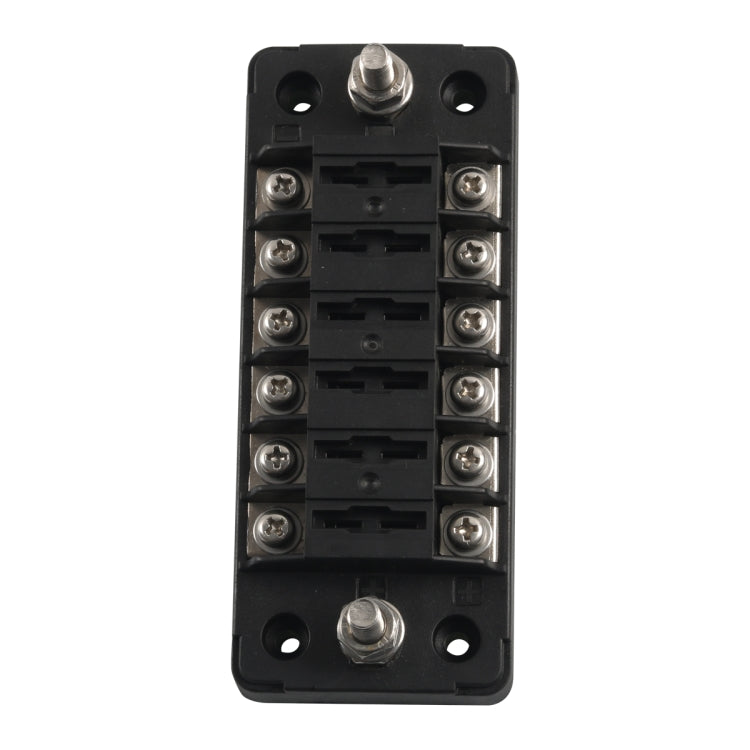 6 Way Fuse Box Blade Fuse Holder with Negative for Auto Car Truck Boat