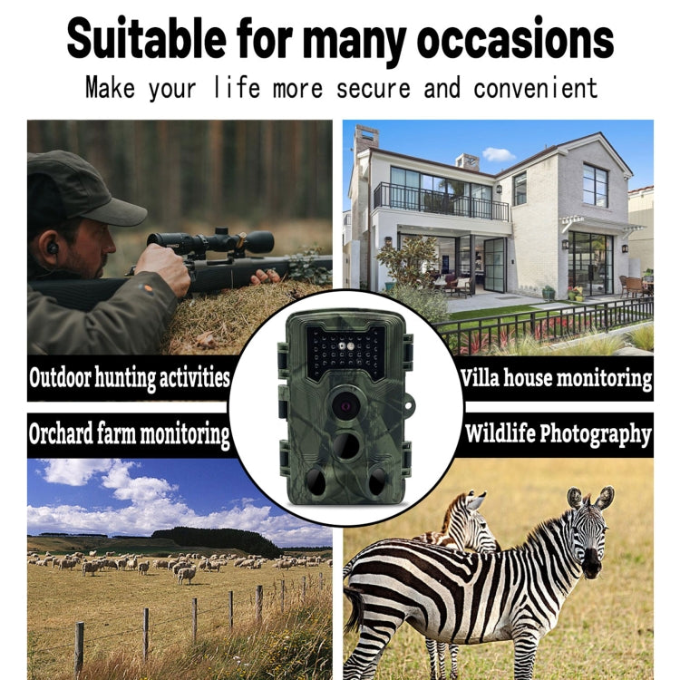 PR1000 2 Inch LCD Screen Infrared Night Vision Motion Wildlife Hunting Trail Camera Reluova