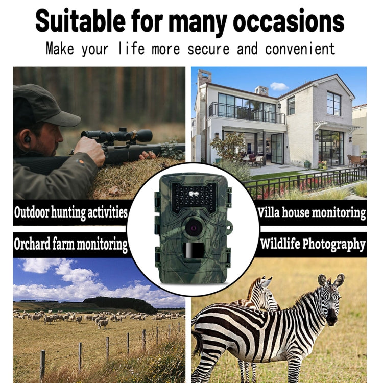 PR2000 2 Inch LCD Screen Infrared Night Vision Wildlife Hunting Trail Camera Reluova