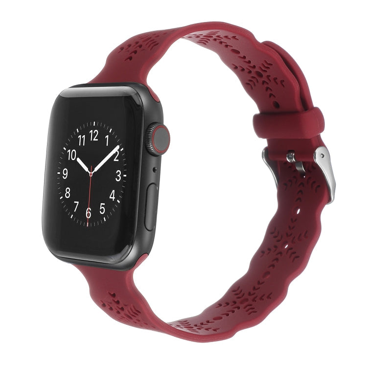 Snowflake Silicone Watch Band For Apple Watch Series