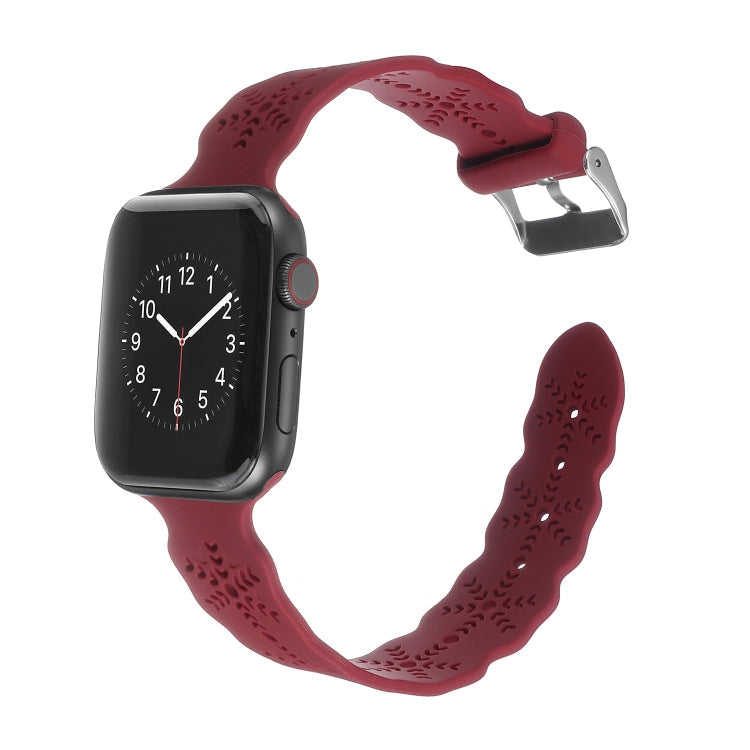 Snowflake Silicone Watch Band For Apple Watch Series