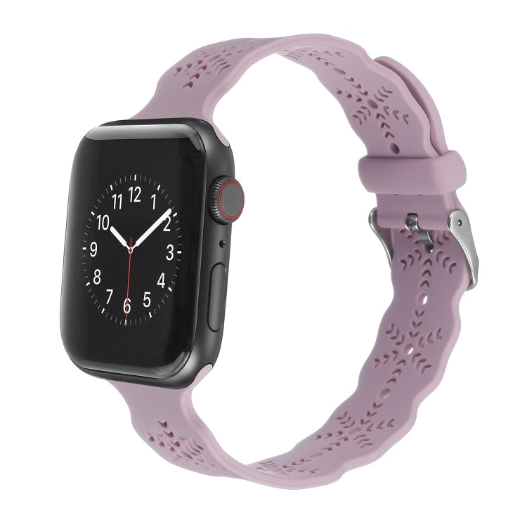 Snowflake Silicone Watch Band For Apple Watch Series