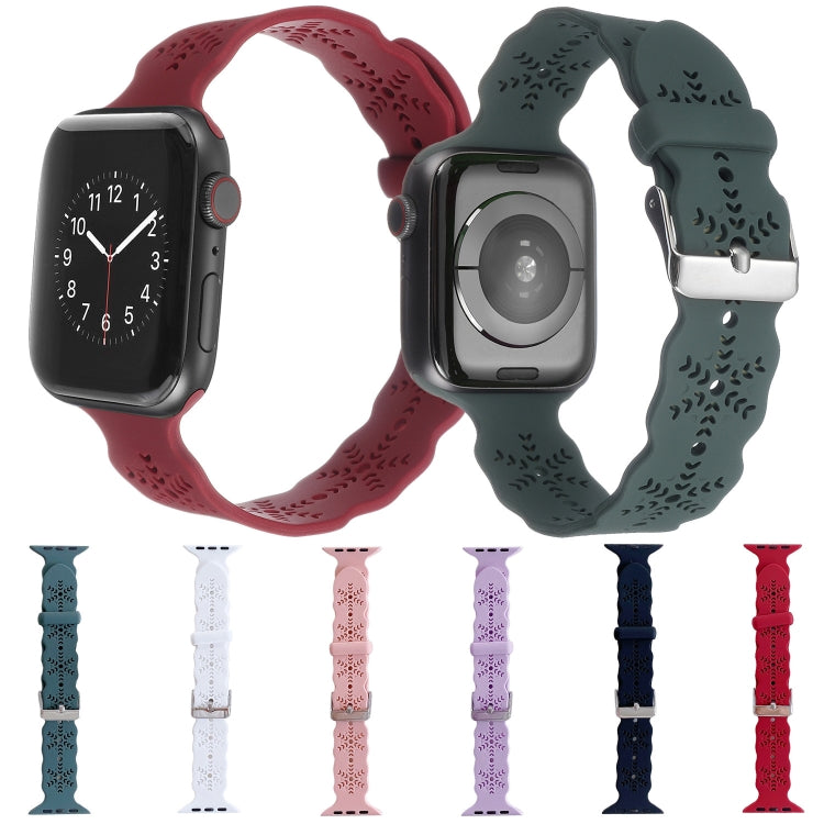 Snowflake Silicone Watch Band For Apple Watch Series