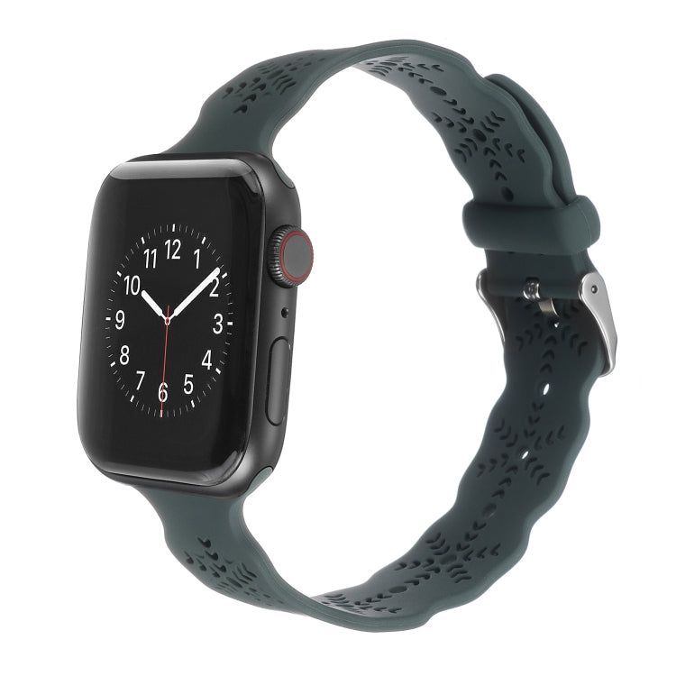 Snowflake Silicone Watch Band For Apple Watch Series