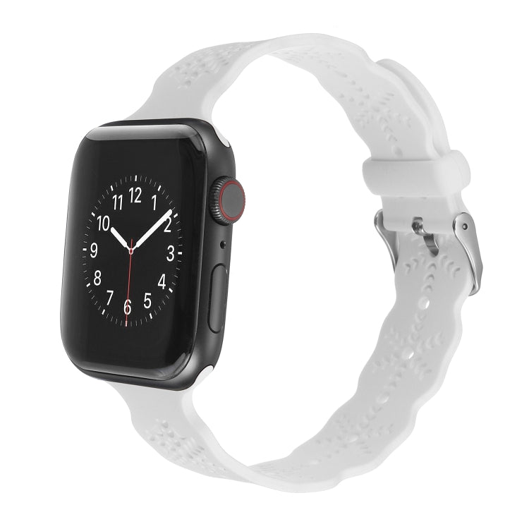 Snowflake Silicone Watch Band For Apple Watch Series