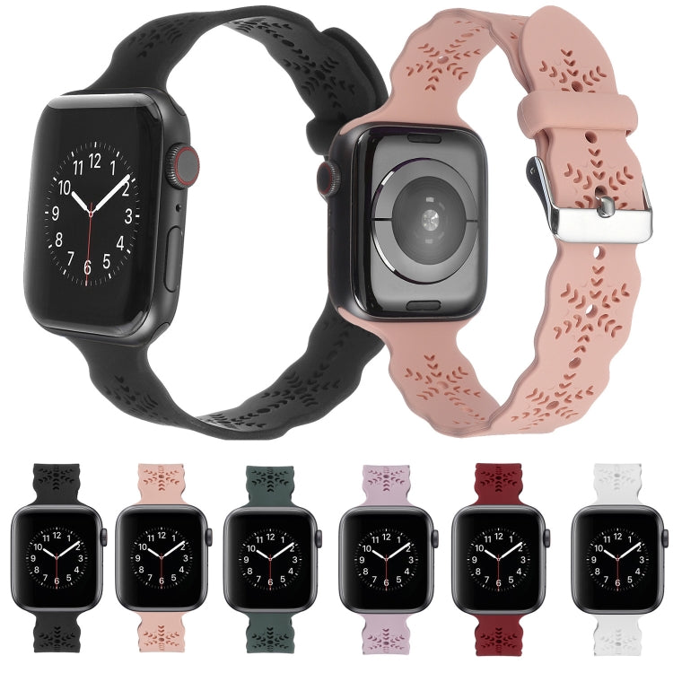 Snowflake Silicone Watch Band For Apple Watch Series