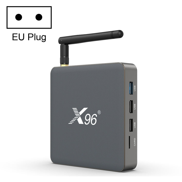 X96 X6 8K Smart TV BOX Android 11.0 Media Player, RK3566 Quad Core ARM Cortex A55, RAM: 4GB, ROM: 32GB Reluova