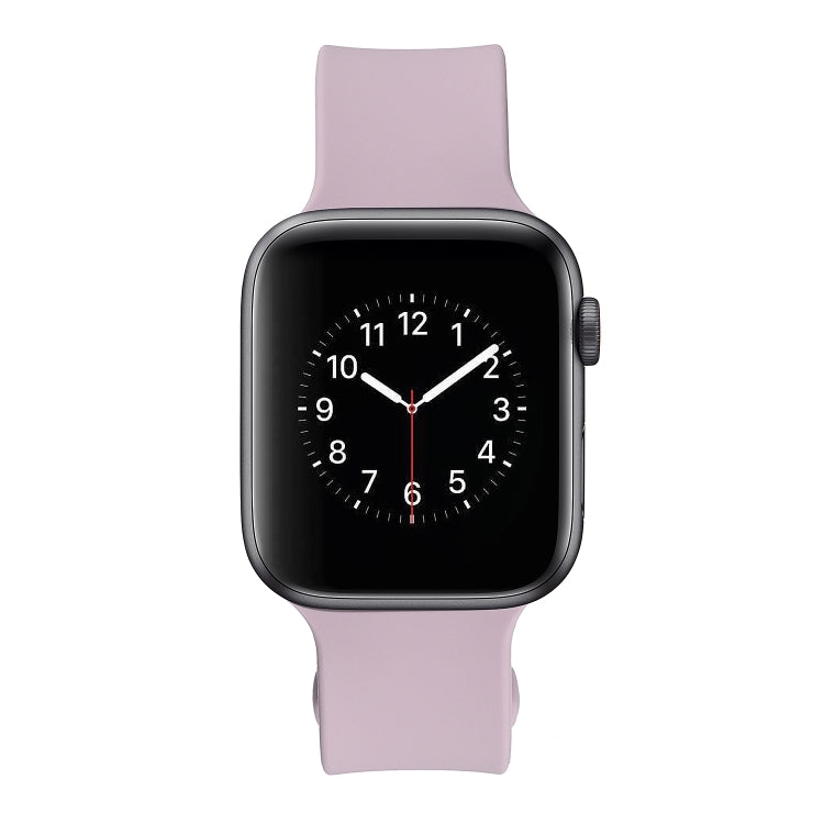 Square Buckle Silicone Watch Band For Apple Watch Series