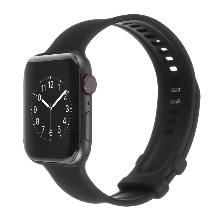 Square Buckle Silicone Watch Band For Apple Watch Series