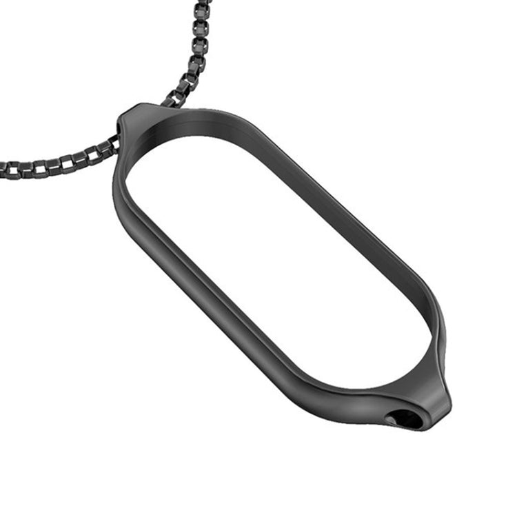 MIJOBS Metal Pendant Stainless Steel Watch Necklace