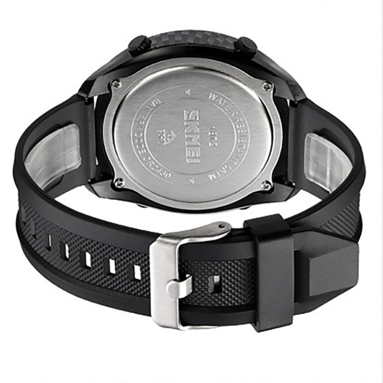 SKMEI 1872 Stainless Steel Buckle PU Strap Waterproof Electronic Watch Reluova