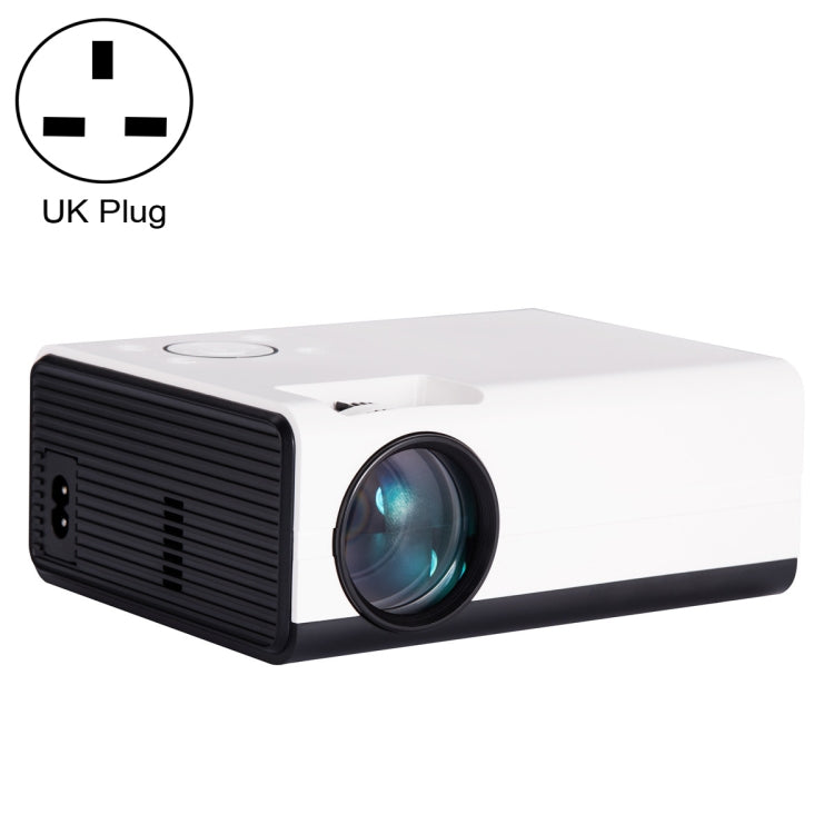 T01 800x480 2200 Lumens Mini LCD Digital Projector, Basic Version, Reluova