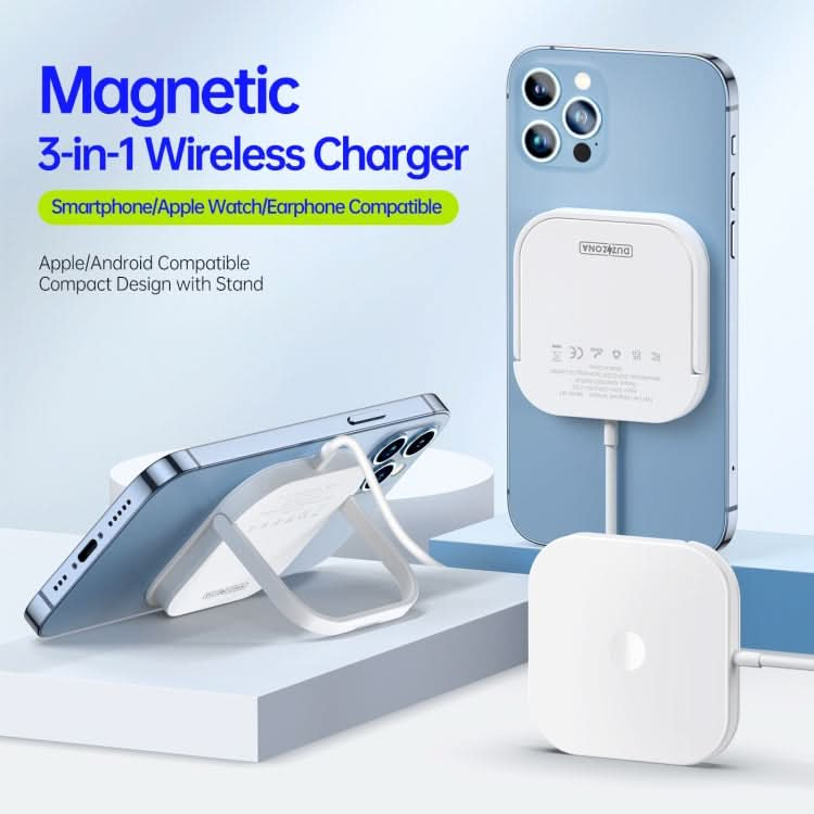 DUZZONA W7 3 In 1 Magnetic Wireless Charger