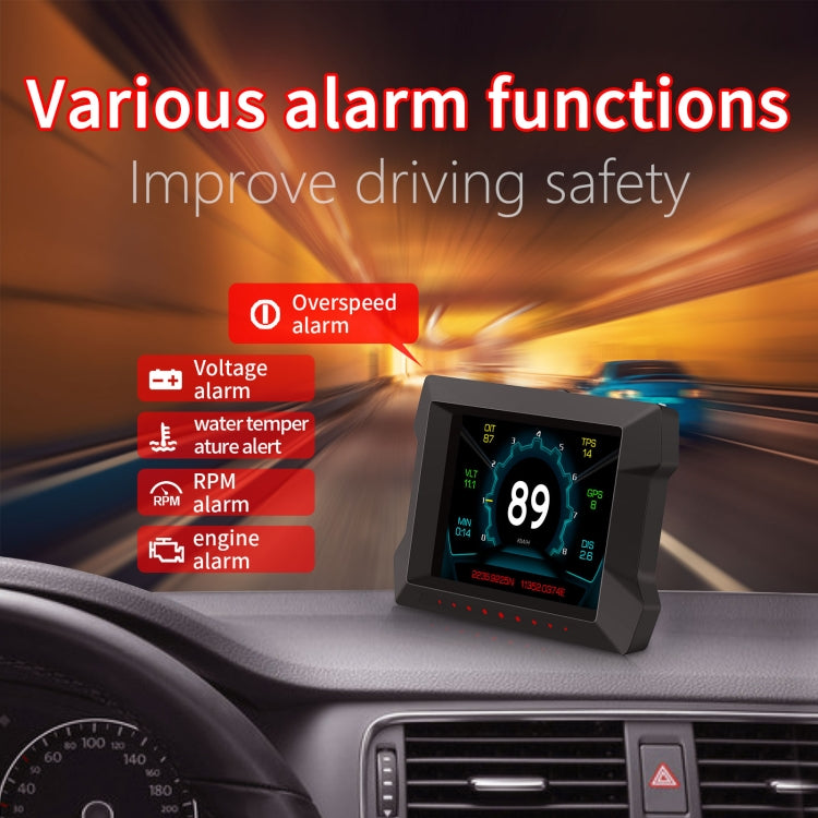 P22 3.5 inch Car HUD Head up Display GPS OBD2 Dual System Windshield Projector ÎҵÄÉ̵ê