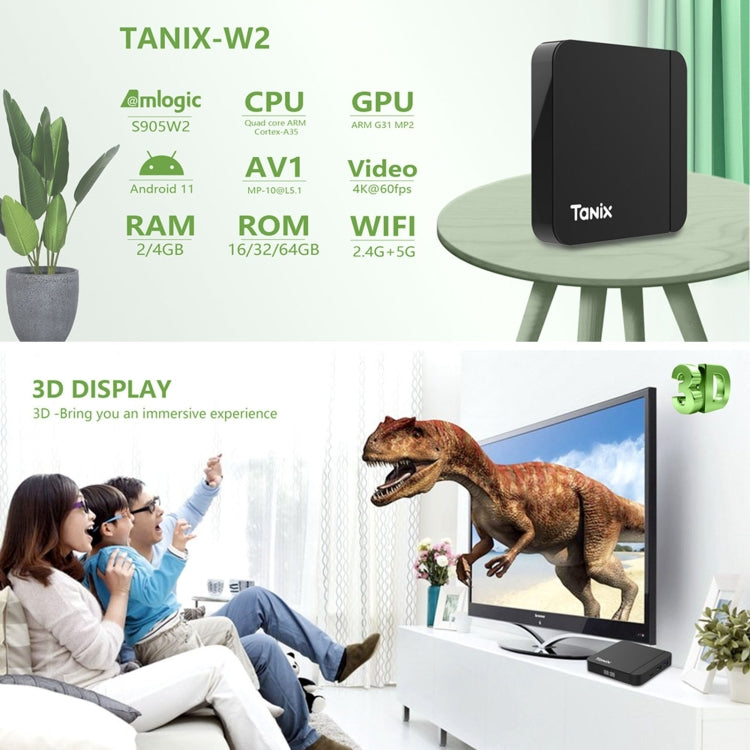 Tanix W2 Amlogic S905 Quad Core Smart TV Set Top Box Reluova