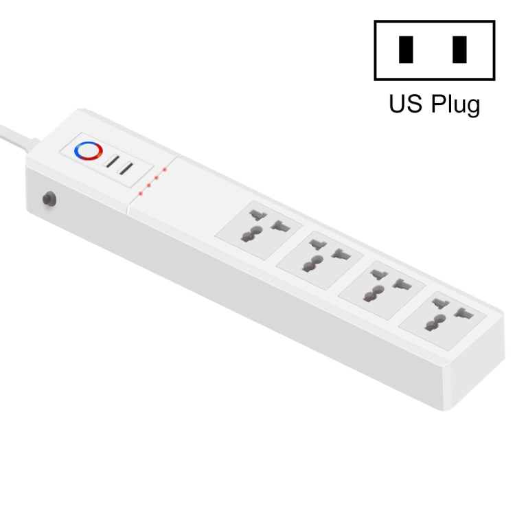 SM-SO306-M 4 Holes + 2 USB Multi-purpose Smart Power Strip Reluova