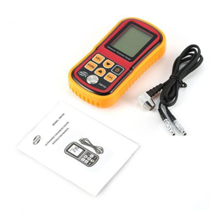 BENETECH GM-100 Ultrasonic Thickness Meter Tester Gauge Velocity 1.2~225mm