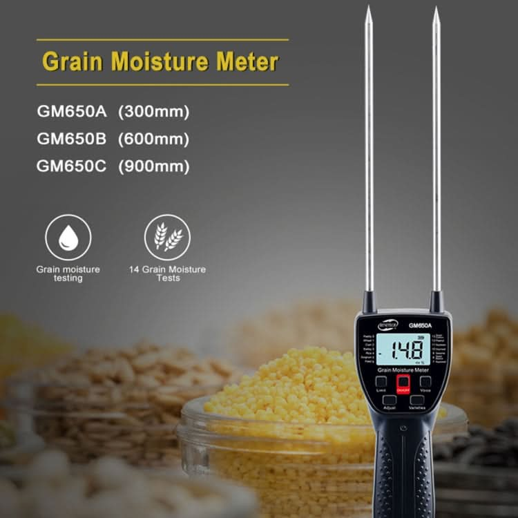 BENETECH GM650 Grain Moisture Meter, Battery Not Included My Store