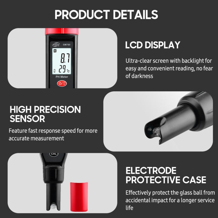 BENETECH GM760 Digital PH Meter Tester My Store