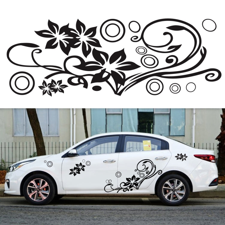 2 PCS/Set D-75 Flower Vine Pattern Car Modified Decorative Sticker-Reluova