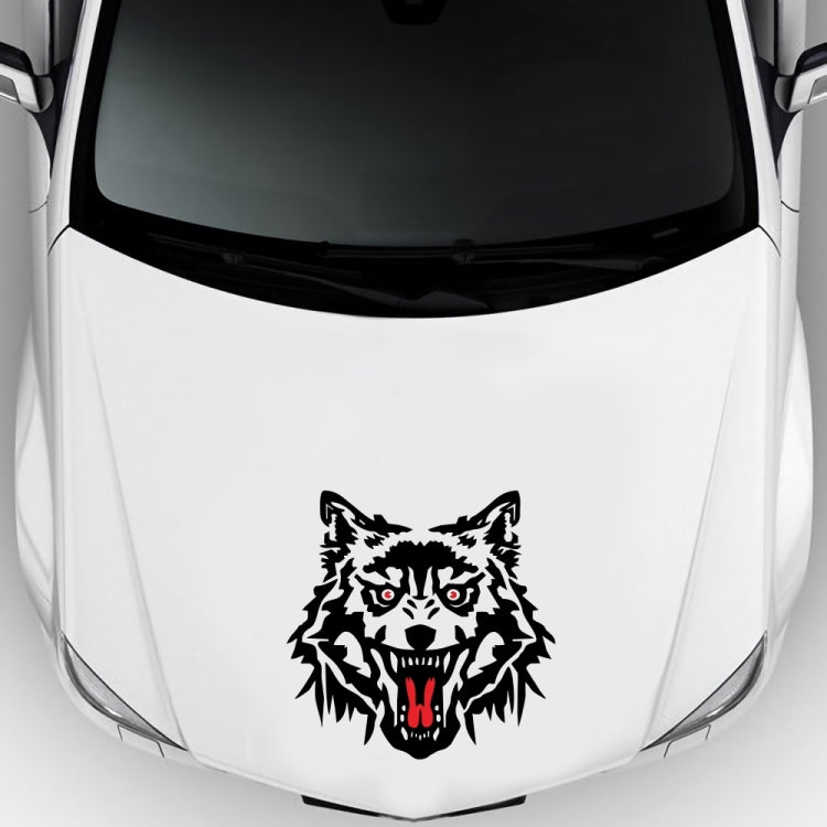 2 PCS/Set D-218 Wolf Totem Pattern Car Modified Decorative Sticker-Reluova