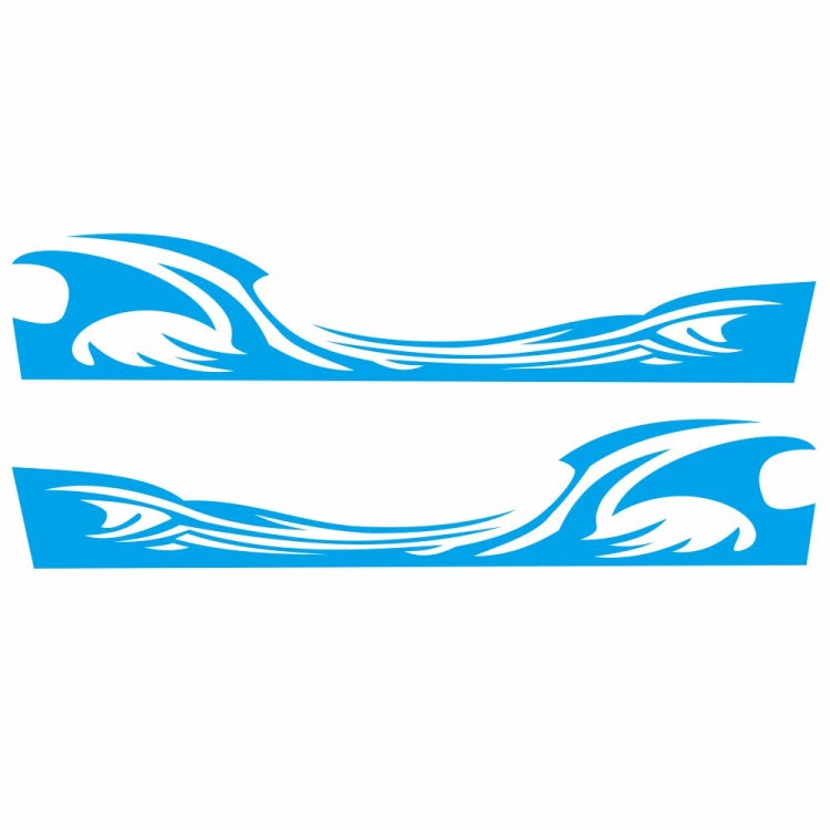 2 PCS/Set D-467 Waves Pattern Car Modified Decorative Sticker-Reluova