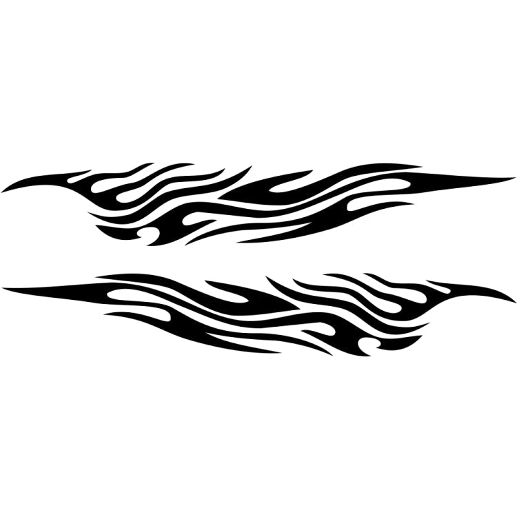 2 PCS/Set D-476 Fire Element Pattern Car Modified Decorative Sticker-Reluova