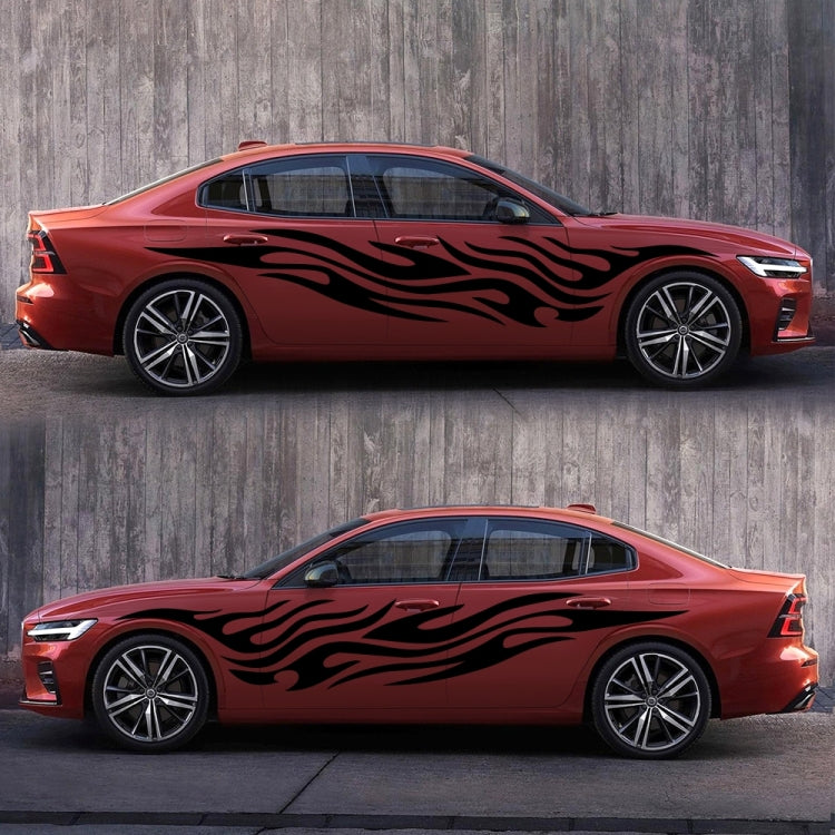 2 PCS/Set D-476 Fire Element Pattern Car Modified Decorative Sticker-Reluova