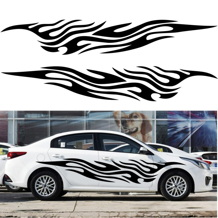 2 PCS/Set D-476 Fire Element Pattern Car Modified Decorative Sticker-Reluova