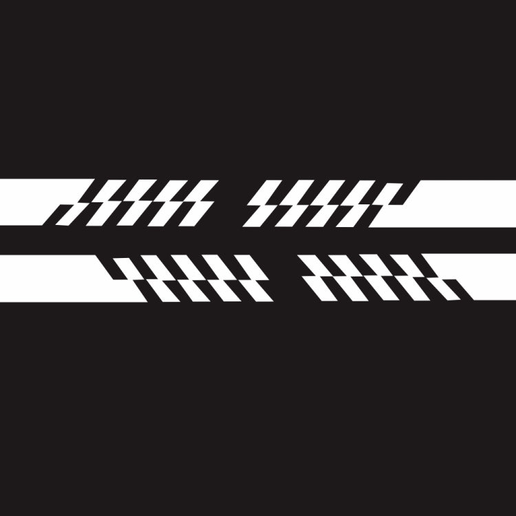 2 PCS/Set D-487 Stripe Pattern Car Modified Decorative Sticker-Reluova